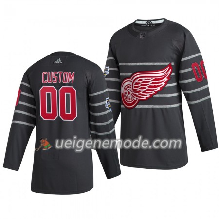 Herren Detroit Red Wings Trikot Custom Grau Adidas 2020 NHL All-Star Authentic